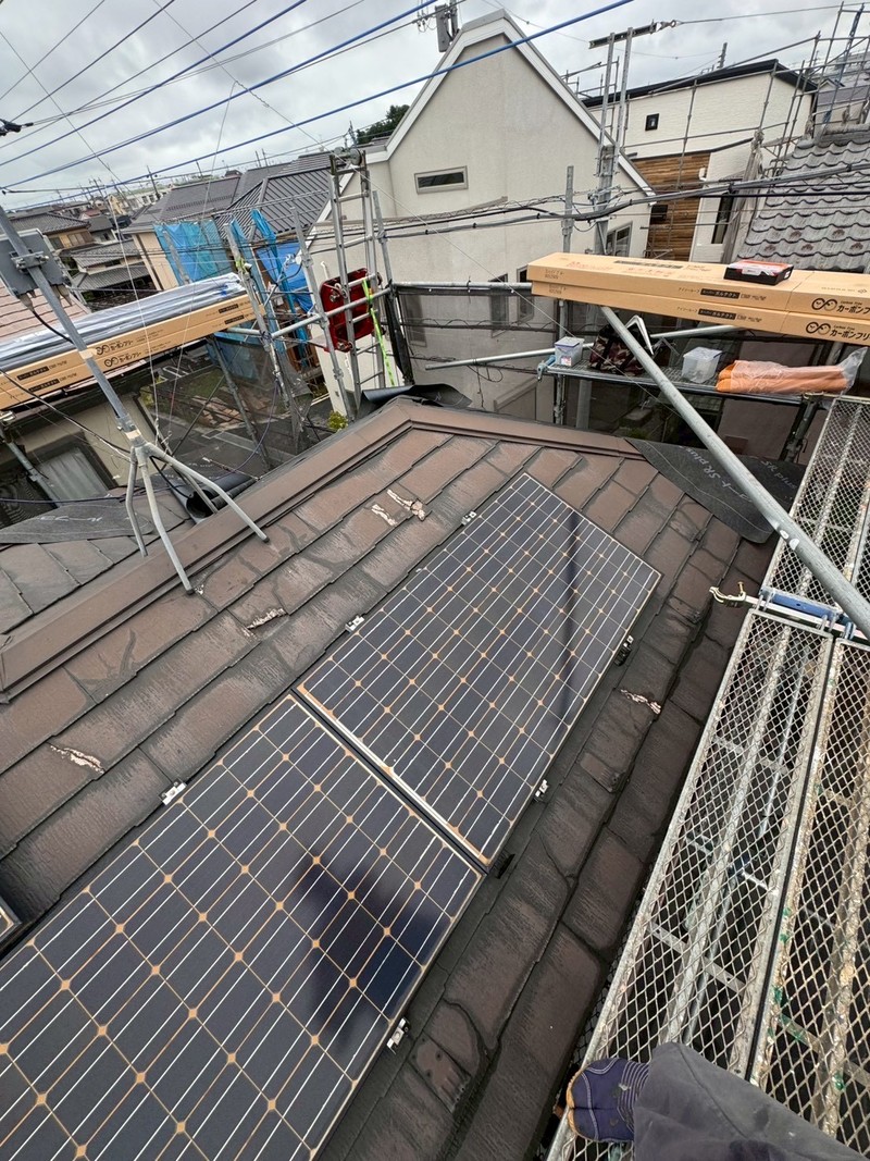 施工前の屋根