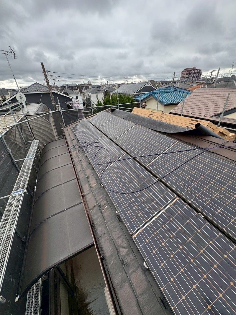 施工前の屋根