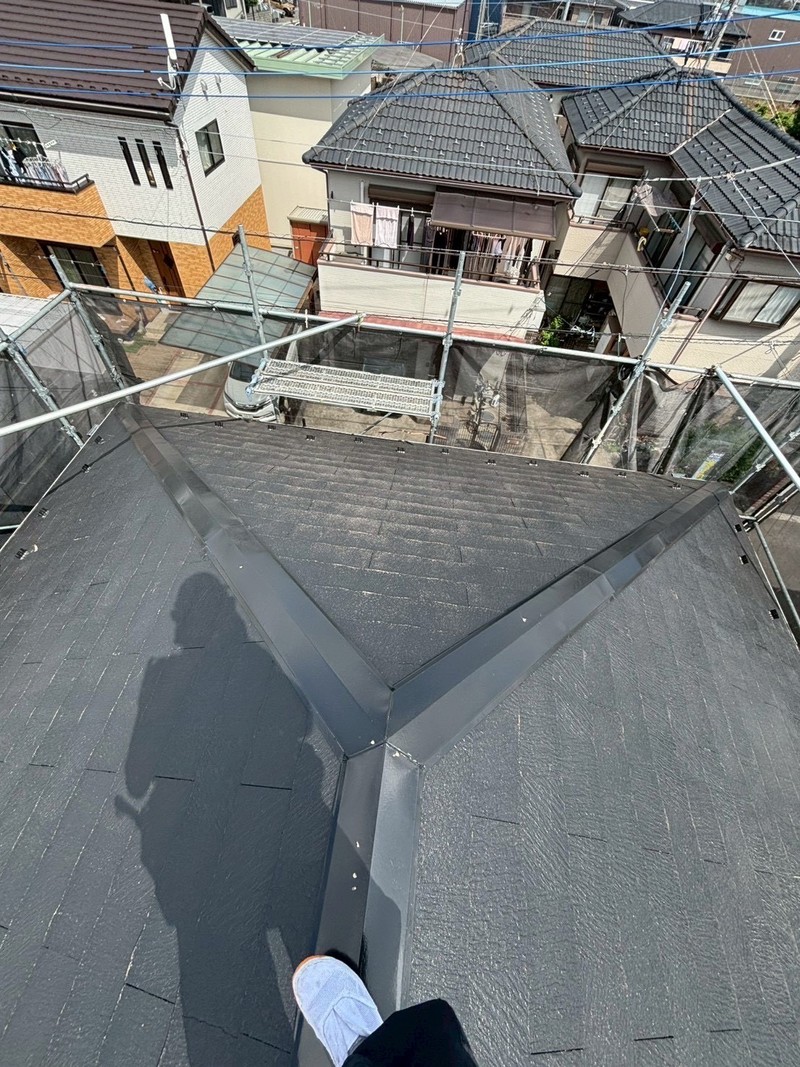 施工前の屋根