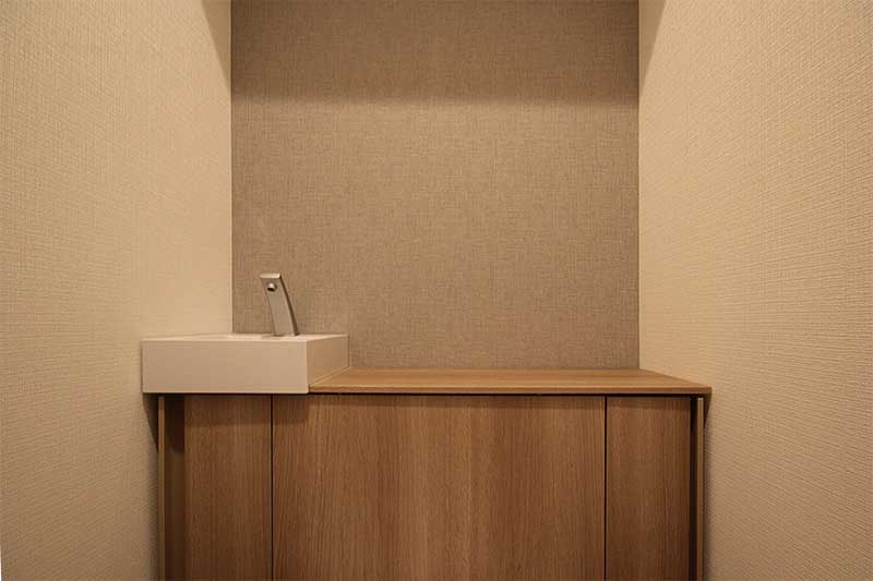 リフォーム後のトイレ棚