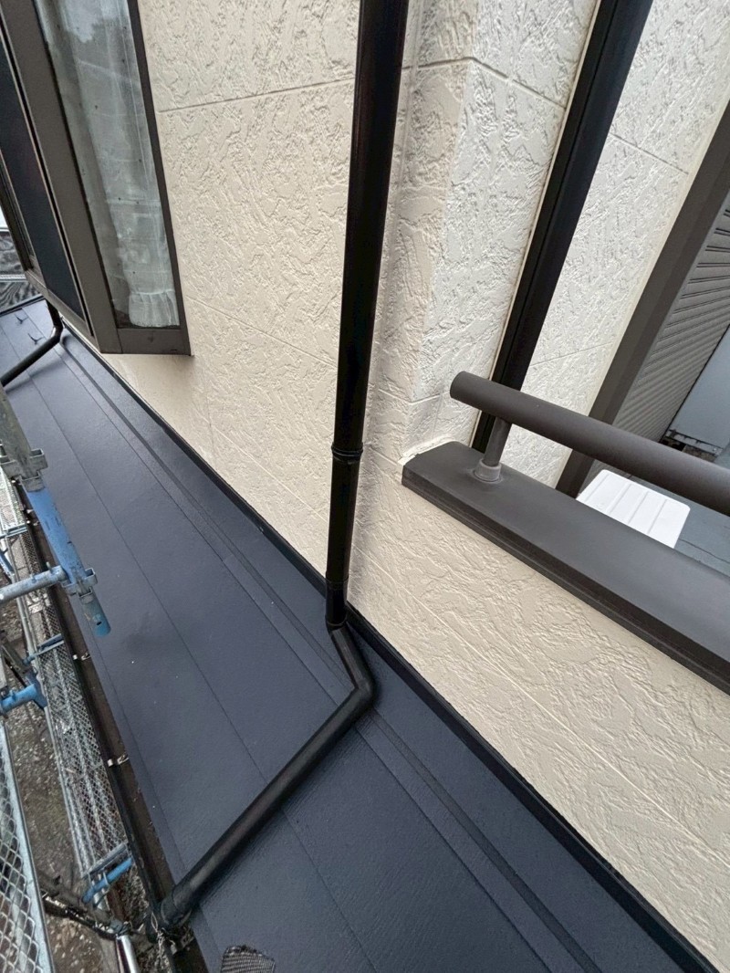 ガルバ張り込み完了後の屋根