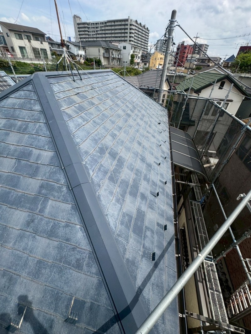 施工前の屋根