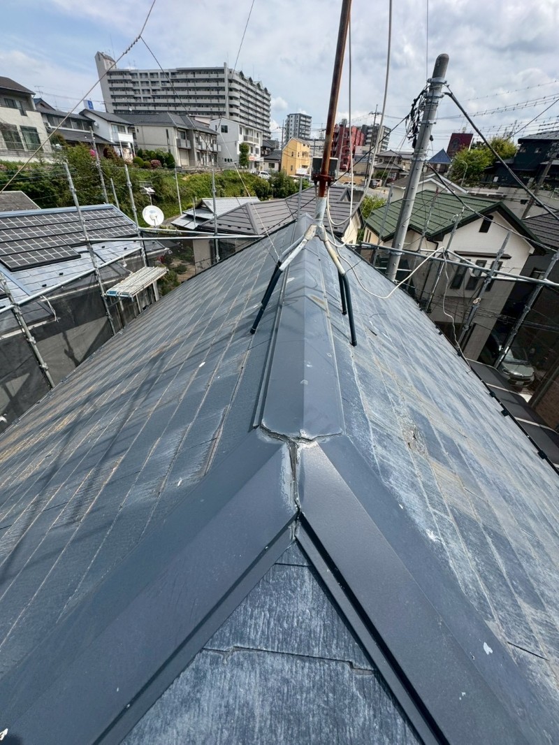 施工前の屋根