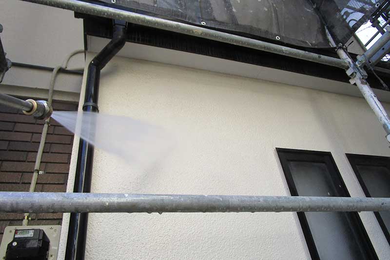 外壁の高圧洗浄