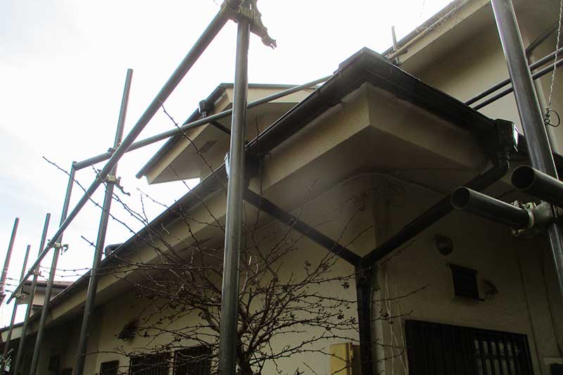 新しく雨樋取付