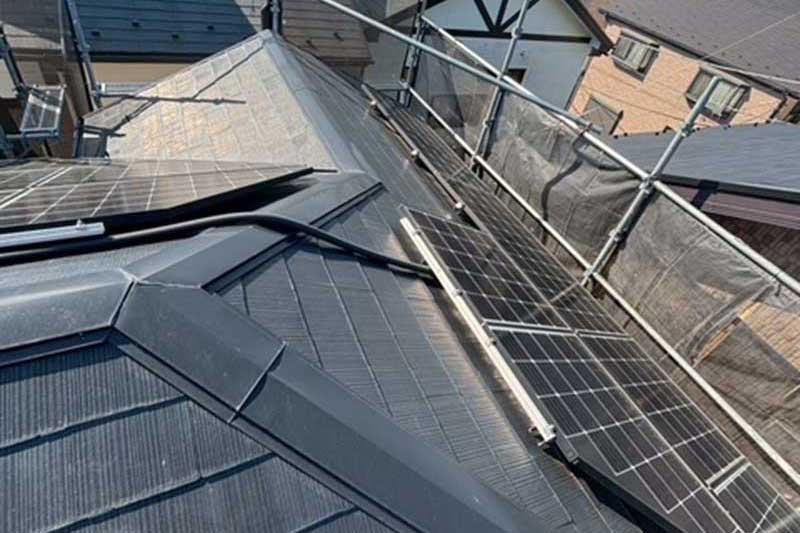 施工前の大屋根