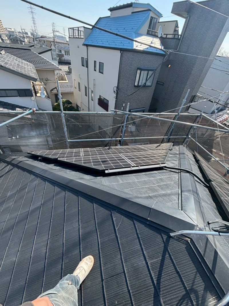 施工前の大屋根