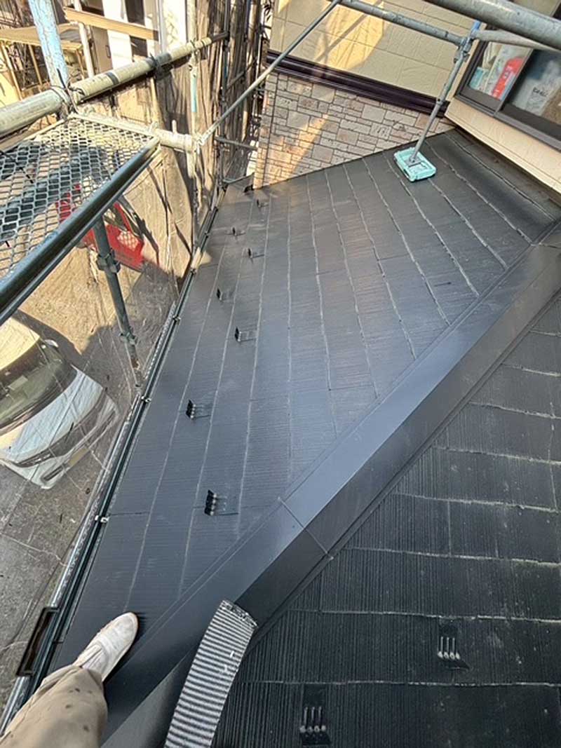 施工前の下屋根