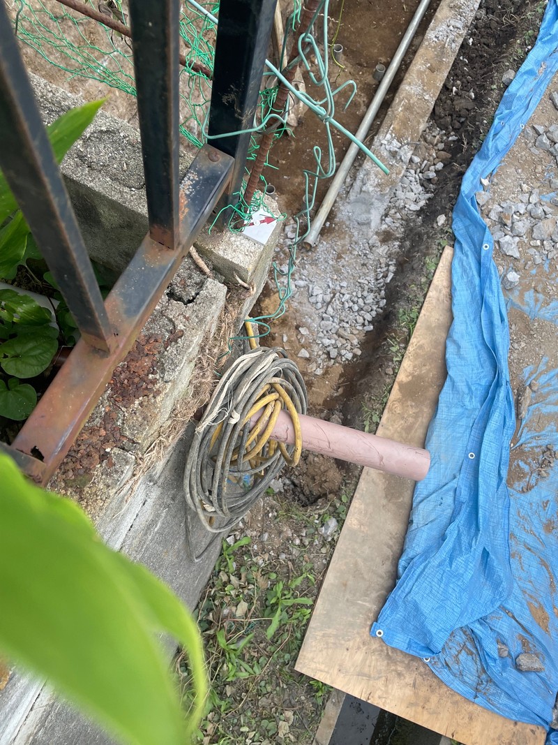 既存ブロック塀の撤去