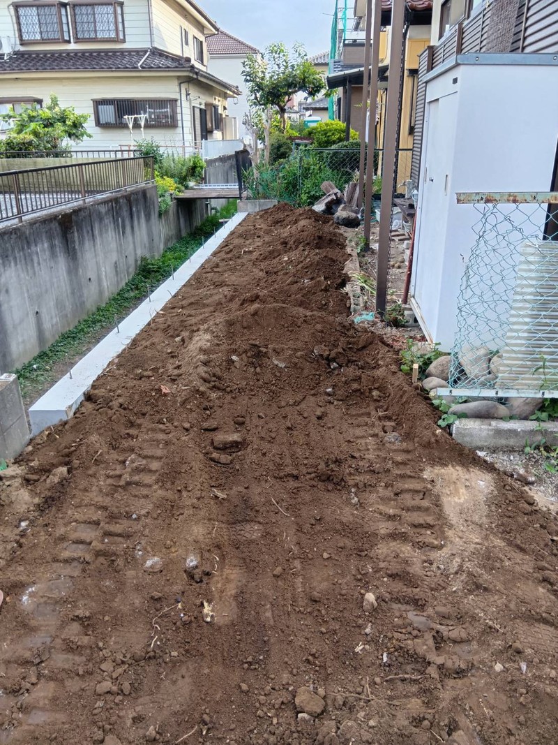 埋め戻し・土の復旧