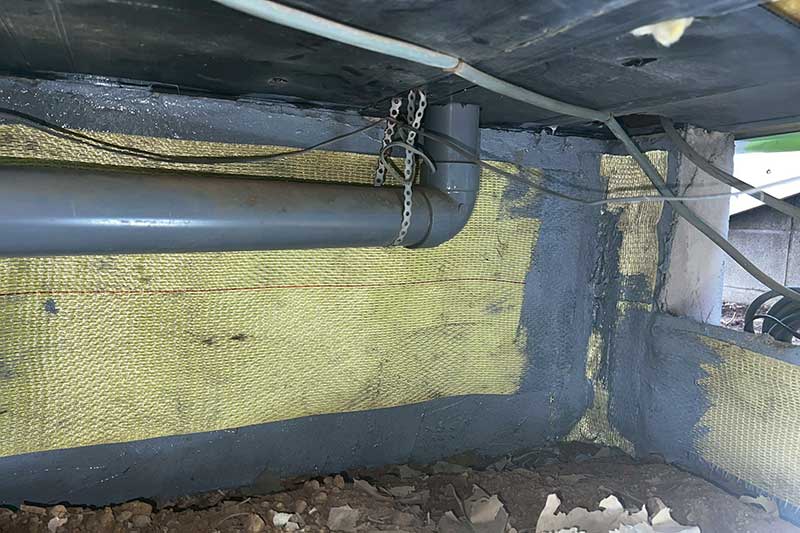 アラミド繊維張り込み