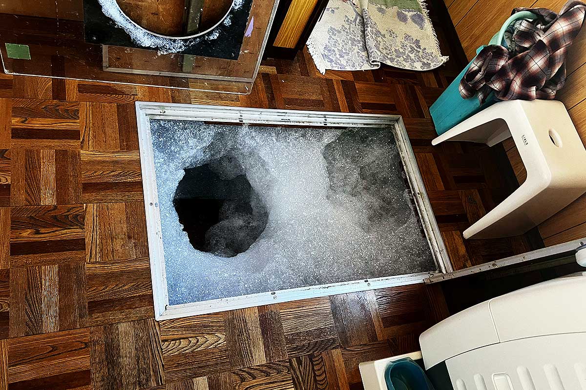 シロアリ発泡消毒