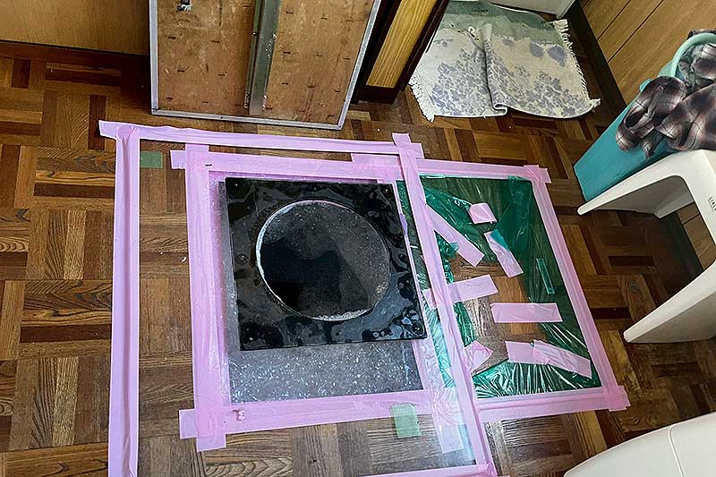 シロアリ発泡消毒