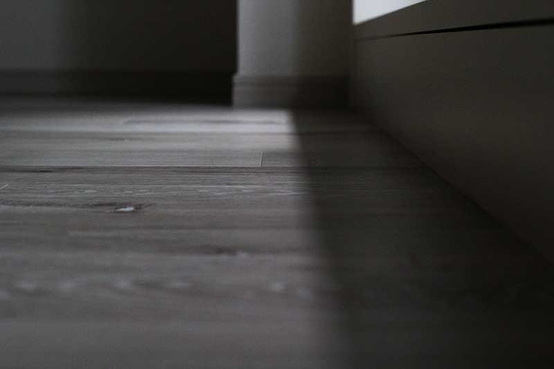 リフォーム後のリビング床