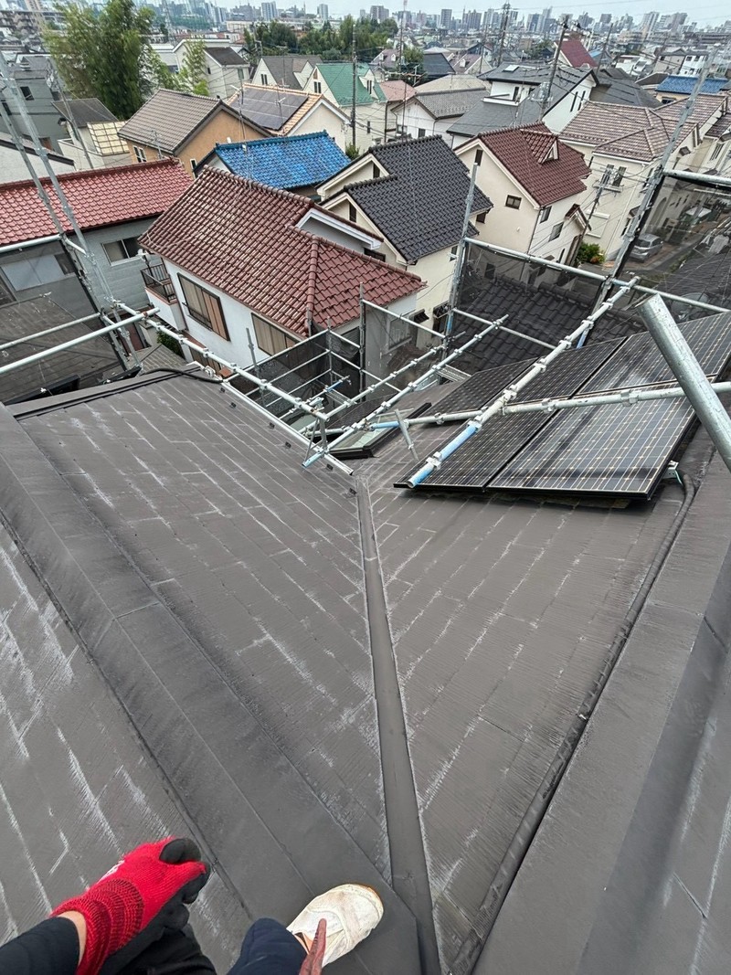 施工前の屋根