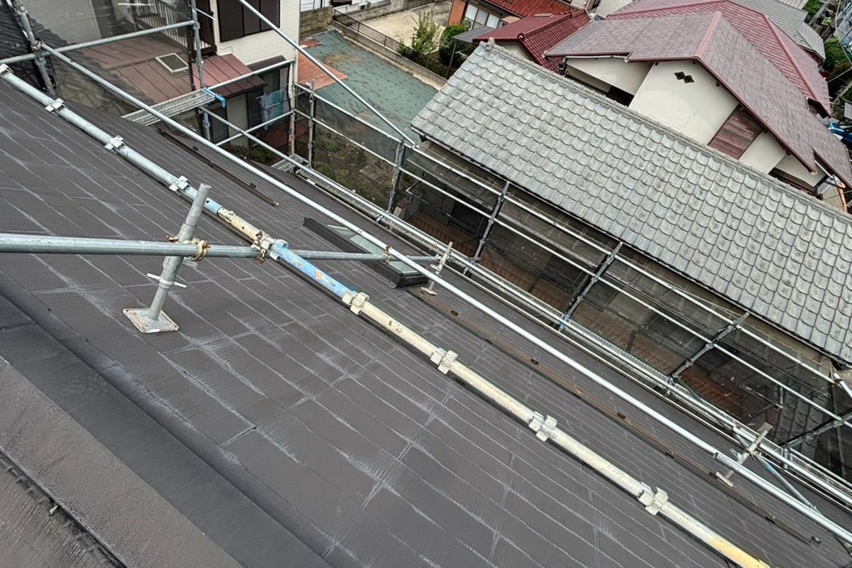施工前の屋根