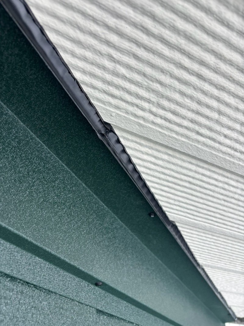 棟板金の取付け