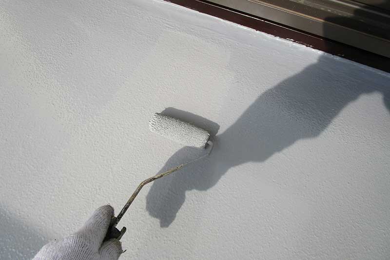 ベランダの上塗り塗装