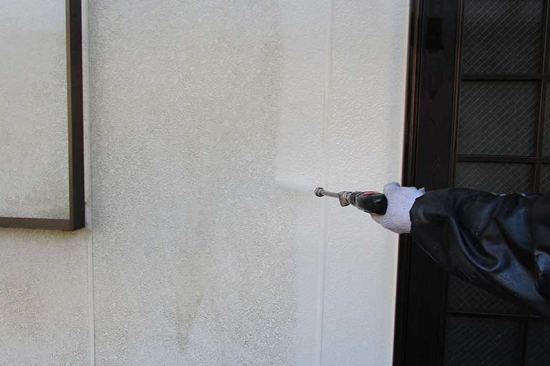 外壁の高圧洗浄