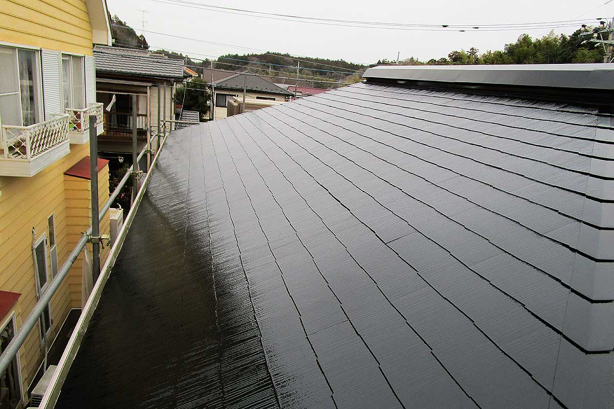 施工後の屋根