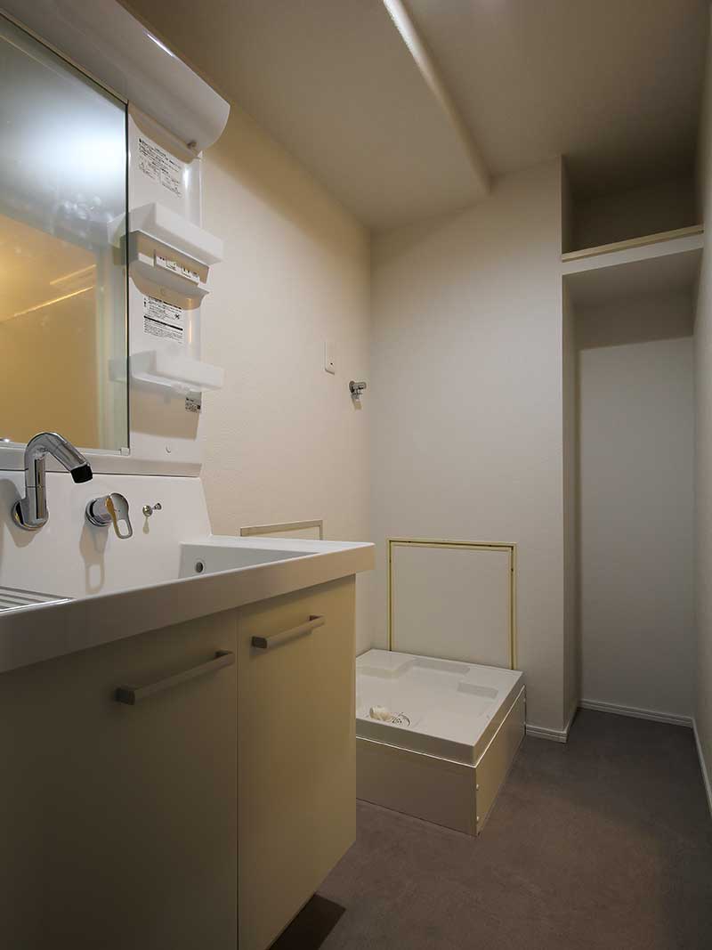 リフォーム後の洗面室