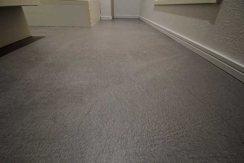 リフォーム後の洗面室の床