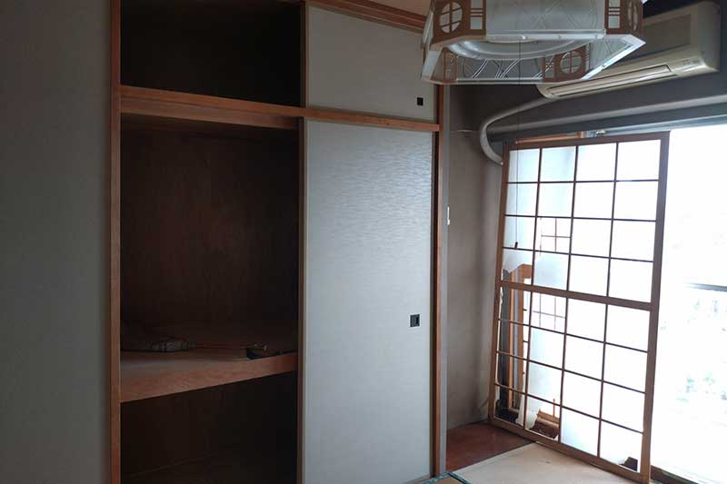 施工前の和室