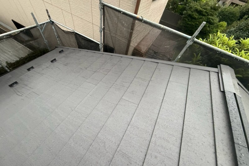 ガルバ張り込み完了後の屋根