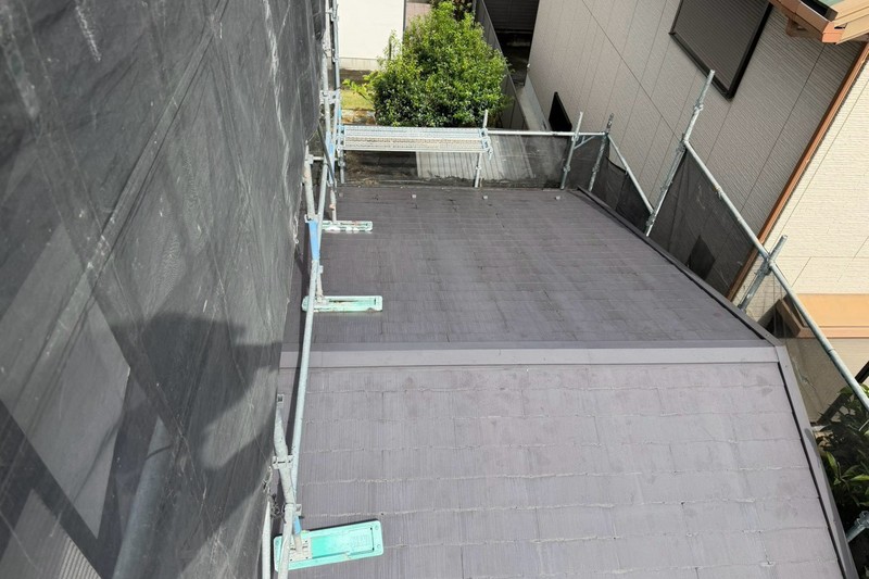 施工前の屋根