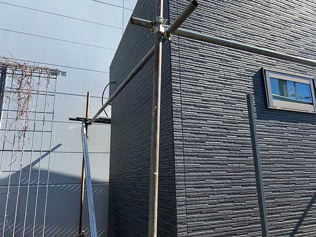 外壁材の張り込み