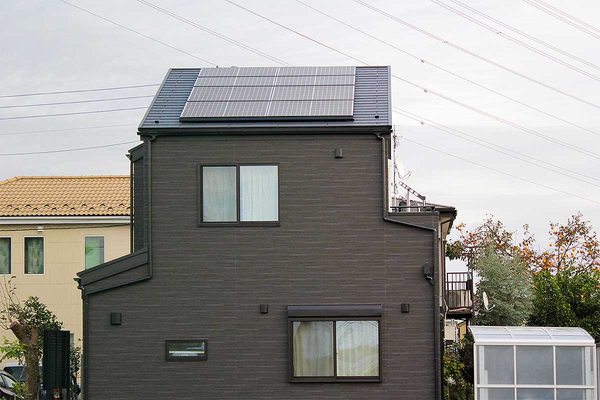 新築一戸建て全体南面