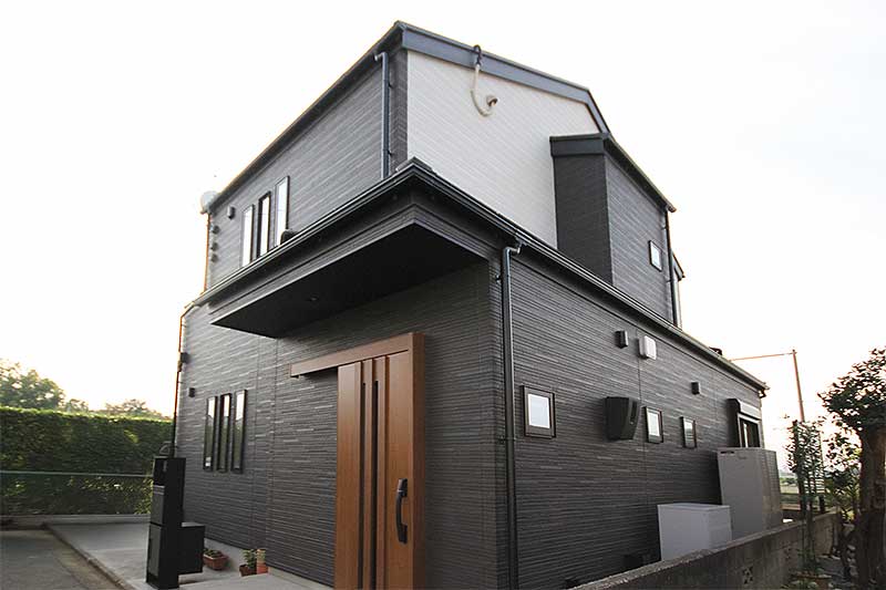 新築一戸建て北面斜め