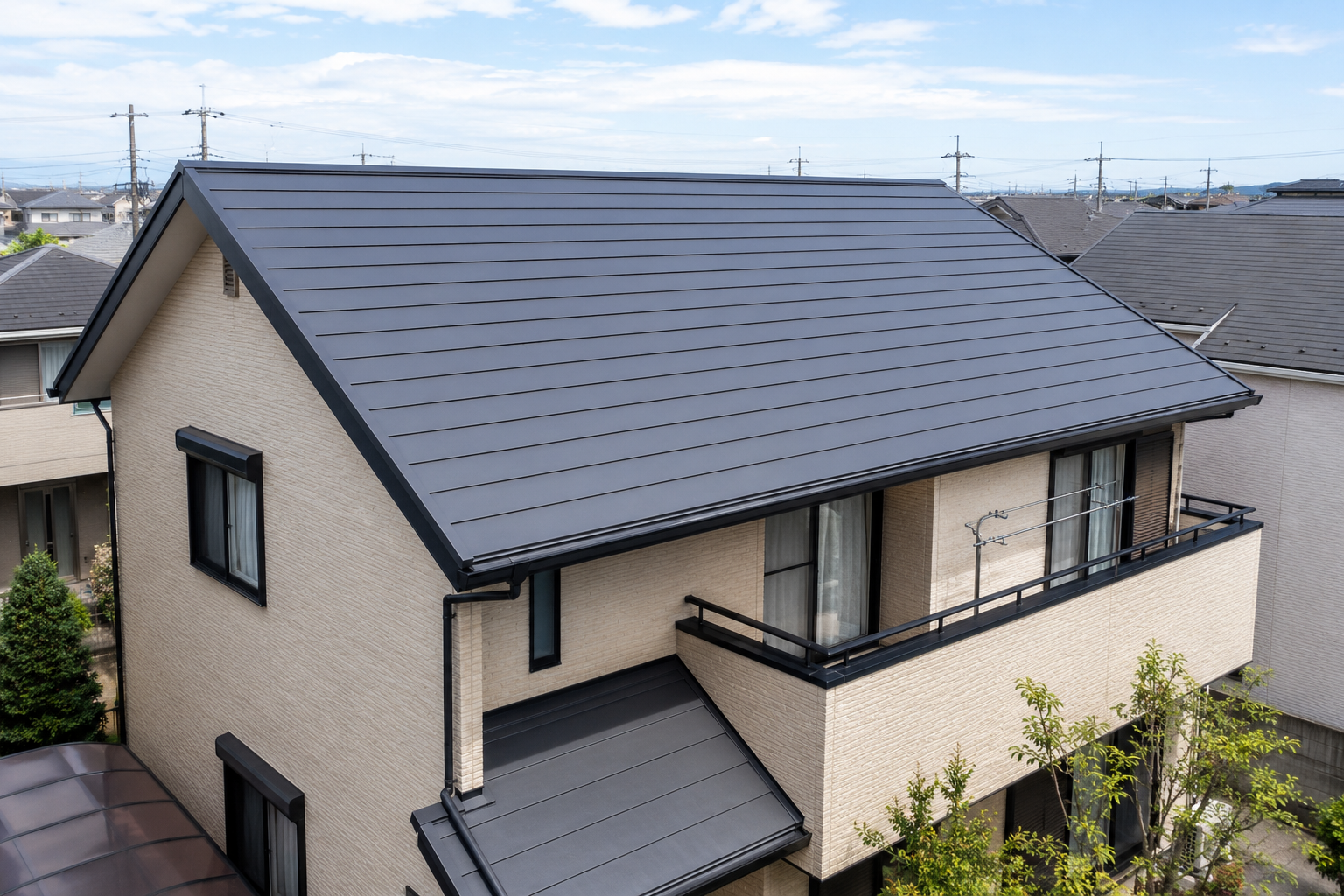 モデルケースとなる一般的な2階建て住宅